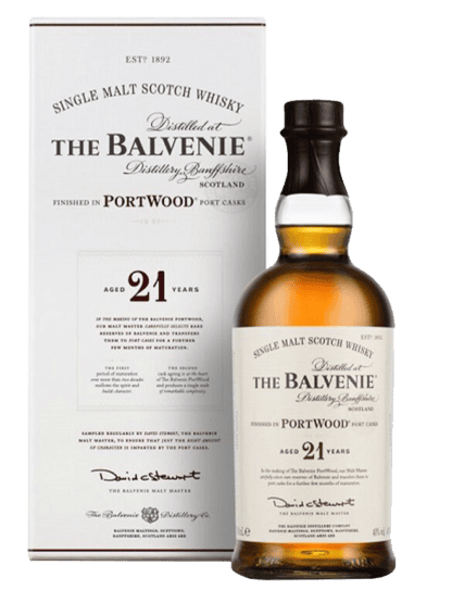 Balvenie 21 Year Old Port Wood Speyside Single Malt Scotch Whisky