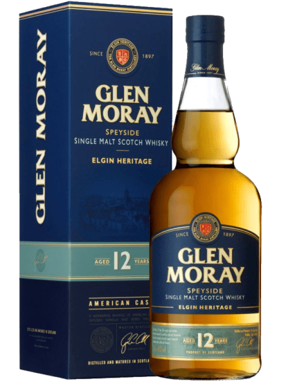 Glen Moray 12 Year Old Elgin Heritage Speyside Single Malt Scotch Whisky