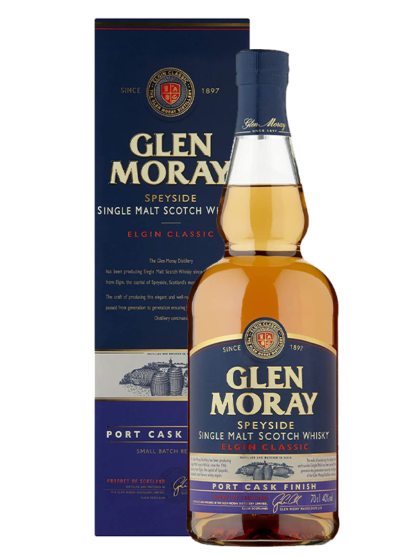 Glen Moray Port Cask Speyside Single Malt Scotch Whisky