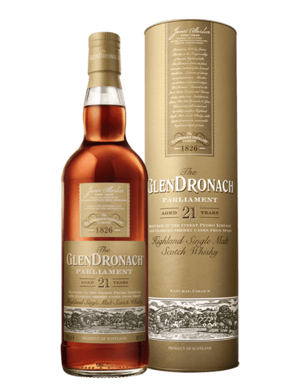Glendronach 21 Year Old Parliament Highland Single Malt Scotch Whisky