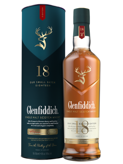 Glenfiddich 18 Year Old Single Malt Whisky