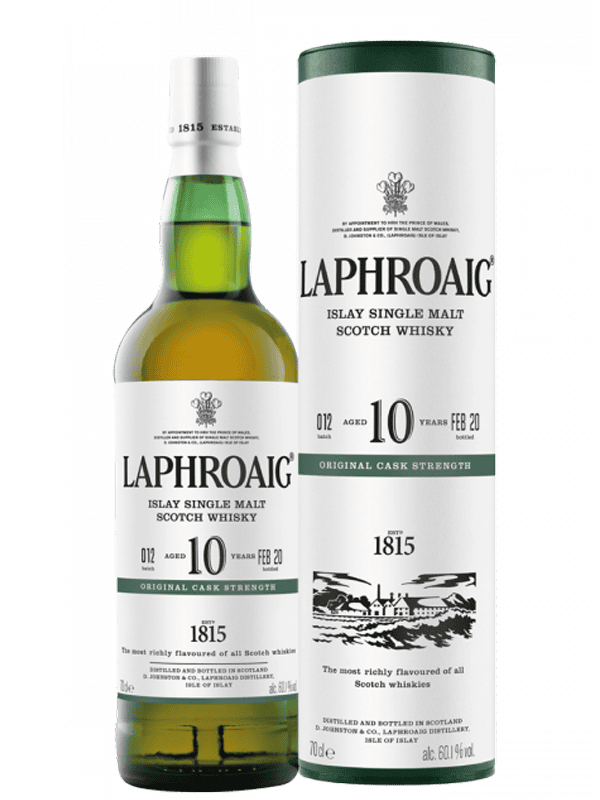 Laphroaig 10 Year Old Cask Strength Batch 12 Single Malt Whisky House Of Malt