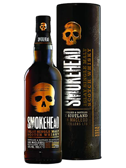 Smokehead Islay Single Malt Scotch Whisky Distillery Bottling