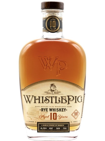 WhistlePig 10 Year Old American Straight Rye Whiskey 70cl