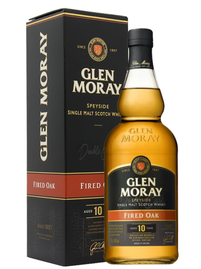Glen Moray 10 Year Old Fired Oak Speyside Single Malt Scotch Whisky