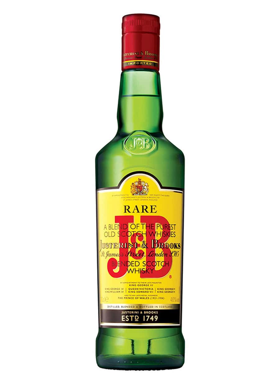 J&B Rare Blended Scotch Whisky House of Malt