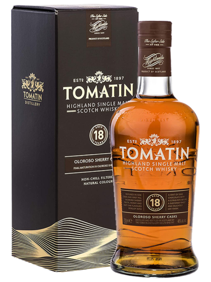 Tomatin 18 Year Old Highland Single Malt Scotch Whisky