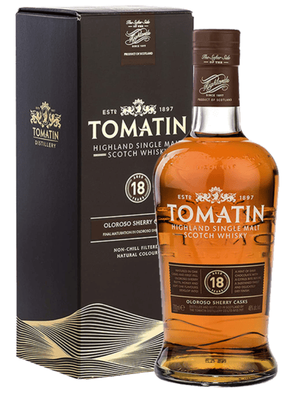 Tomatin 18 Year Old Highland Single Malt Scotch Whisky