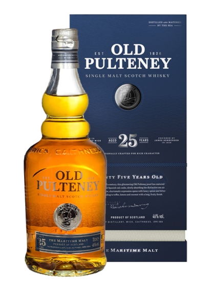 Old Pulteney 25 Year Old Highland Single Malt Scotch Whisky