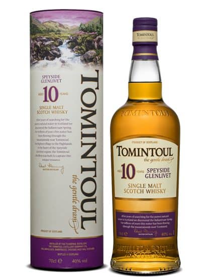 Tomintoul 10 Year Old Speyside Single Malt Scotch Whisky 70cl