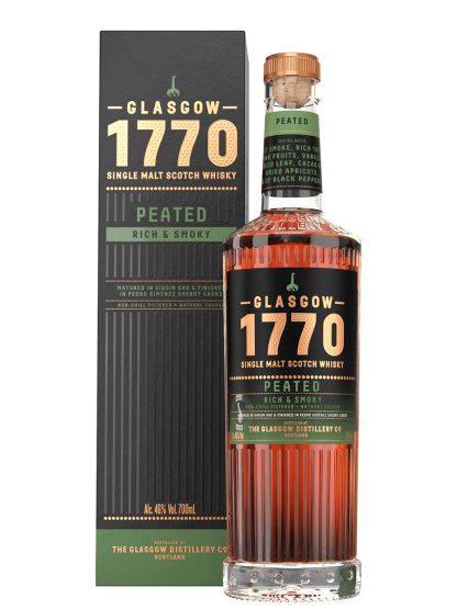 Glasgow Distillery 1770 Peated Lowland Single Malt Scotch Whisky