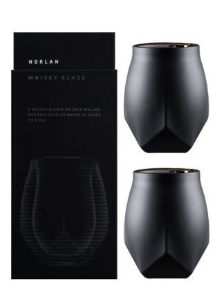 Norlan Whisky Glass Vaild Black