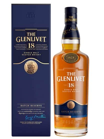 Glenlivet 18 Year Old Batch Reserve Speyside Single Malt Scotch Whisky 70cl