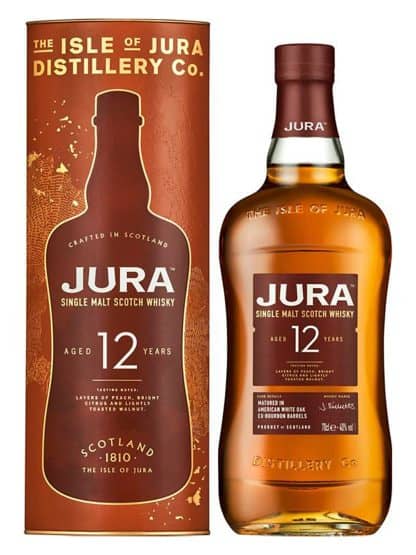 Jura 12 Year Old Highland Single Malt Scotch Whisky 70cl