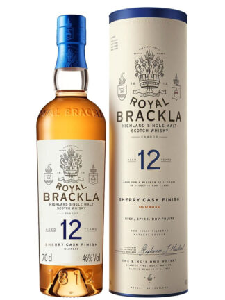 Royal Brackla 12 Year Old Oloroso Sherry Cask Speyside Single Malt Whisky