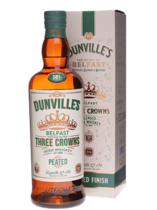 Dunville's Three Crowns Peated Finish Blended Irish Whiskey