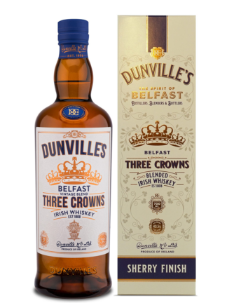 Dunville's Three Crowns Sherry Finish Blended Irish Whiskey
