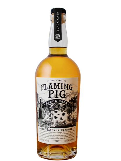 Flaming Pig Black Cask Irish Whiskey