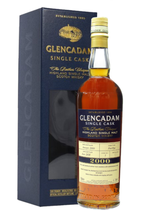 Glencadam 21 Year Old 2000 Port Pipe Single Cask Release Highland Single Malt Scotch Whisky