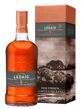 Ledaig 9 Year Old 2012 Bordeaux Red Wine Cask Island Single Malt Scotch Whisky