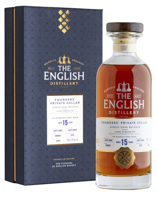 The English Whisky Co. 15 Year Old Founders Private Cellar English Single Malt Whisky