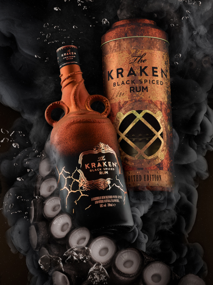 The Kraken Black Spiced Rum Unknown Deep Copper Scar Limited Edition 3