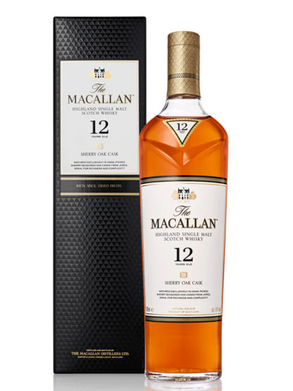 Macallan 12 Year Old Sherry Oak Cask Speyside Single Malt Scotch Whisky