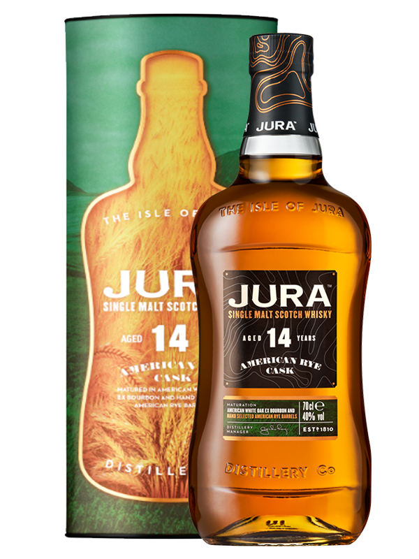 Jura 14 Year Old American Rye Cask Single Malt Scotch Whisky