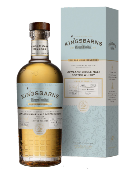 Kingsbarn 4 Year Old Sherry Cask Release Lowland Single Malt Scotch Whisky