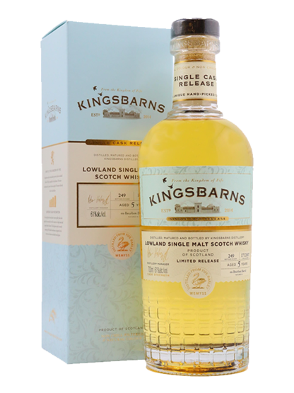 Kingsbarn 5 Year Old Single Cask Release Ex-Bourbon Cask xLowland Single Malt Scotch Whisky