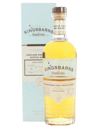 Kingsbarn 7 Year Old Single Cask Release Bourbon Barrel Lowland Single Malt Scotch Whisky