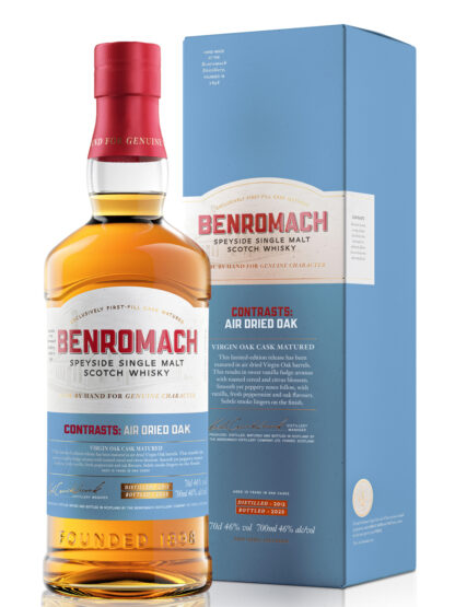 Benromach Contrasts: Air Dried Oak 10 Year Old 2012 Speyside Single Malt Scotch Whisky
