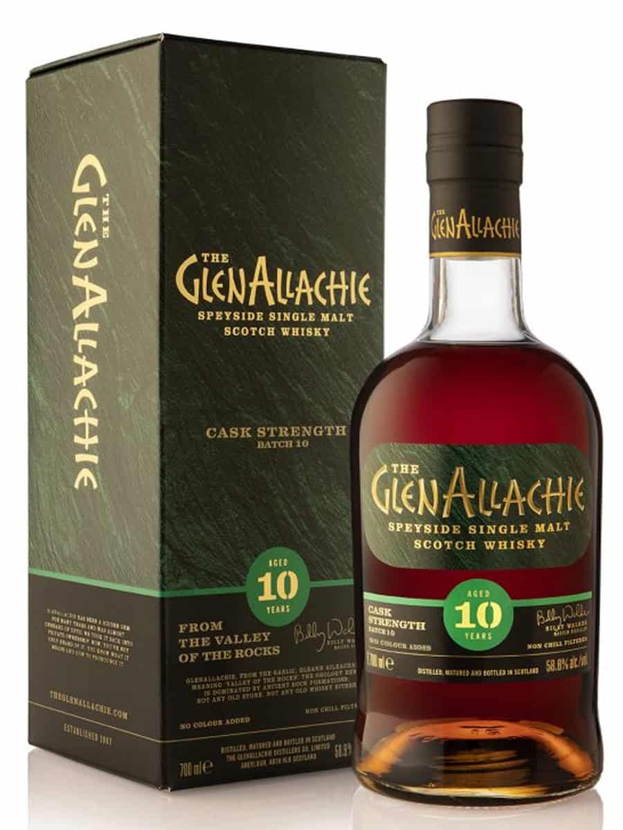 GlenAllachie 10 Year Old Cask Strength Batch 10 Speyside Single Malt