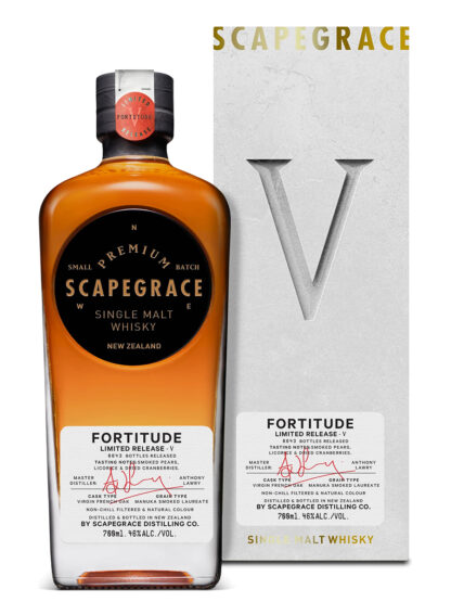 Scapegrace Fortitude Limited Release V New Zealand Single Malt Whisky