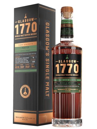 Glasgow Distillery 1770 Peated Cask Strength Batch 1 60.8% Lowland Single Malt Scotch Whisky