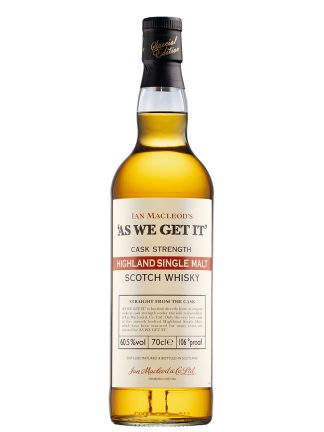 As We Get It Cask Strength Highland Single Malt Scotch Whisky 60.5%