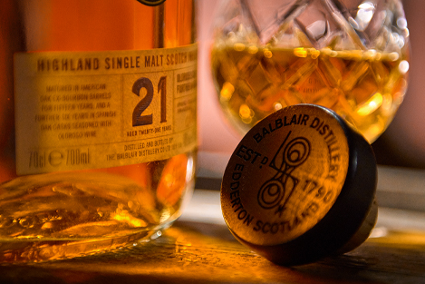 Balblair 21 Year Old Highland Single Malt Scotch Whisky Bottom Homepage Banner