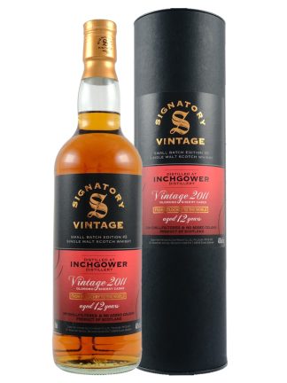 Signatory Vintage Inchgower 12 Year Old Sherry 2011 Small Batch Edition 3 Speyside Single Malt Scotch Whisky