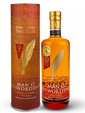 Annandale Man O'Words 2017 Founders' Selection Double Oak Bourbon Cask Lowland Single Malt Scotch Whisky