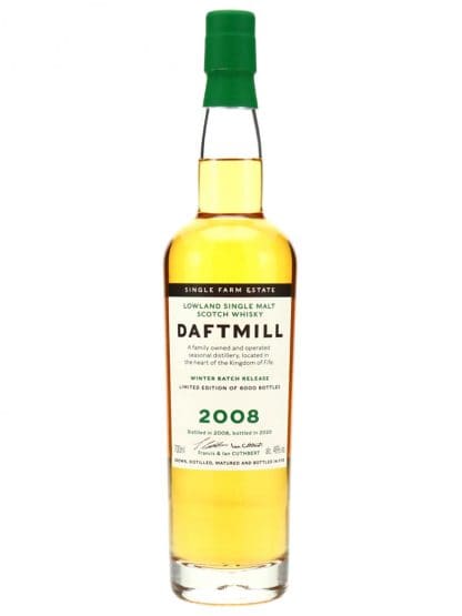 Daftmill 2008 Winter Release Lowland Single Malt Scotch Whisky