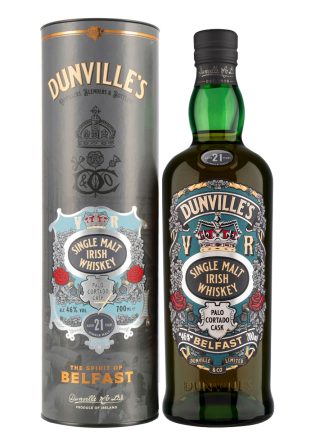 Dunville's 21 Year Old Palo Cortado Cask Single Malt Irish Whiskey 70cl