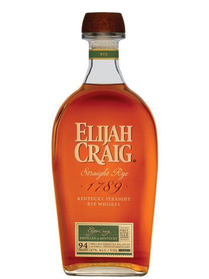 Elijah Craig Straight Rye Kentucky Straight Rye Whiskey 70cl