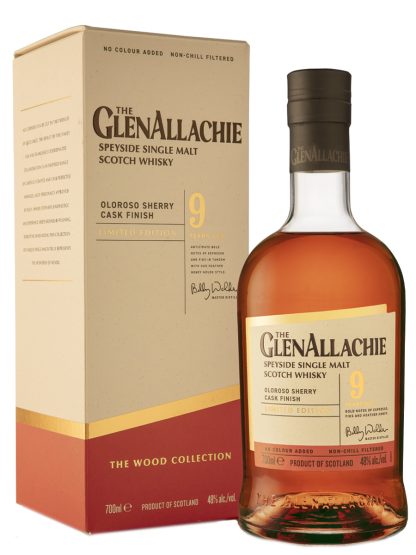 GlenAllachie 9 Year Old 2014 Oloroso Sherry Series Speyside Single Malt Scotch Whisky