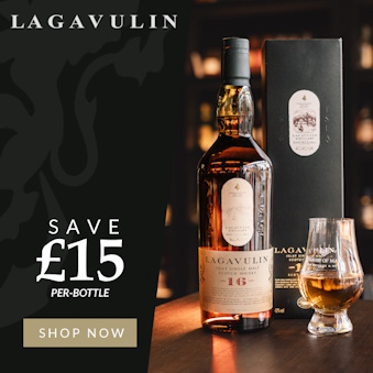 Save £15 on Lagavulin 16 Year Old Islay Single Malt Scotch