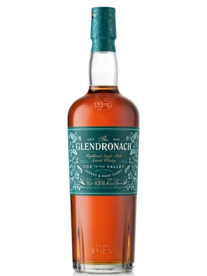 Glendronach Ode to the Valley Sherry and Port Casks Highland Single Malt Scotch Whisky 70cl