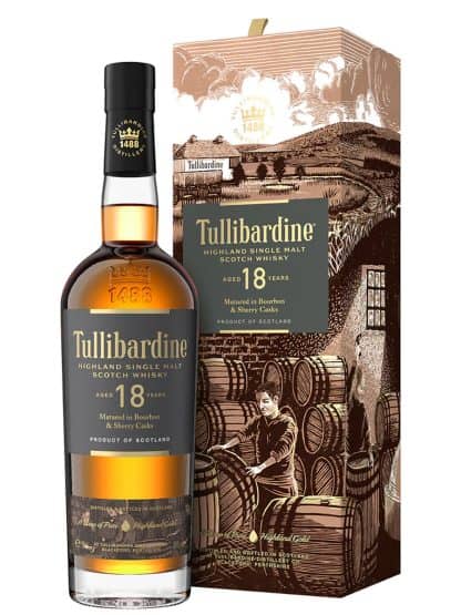 Tullibardine 18 Year Old Highland Single Malt Scotch Whisky 70cl