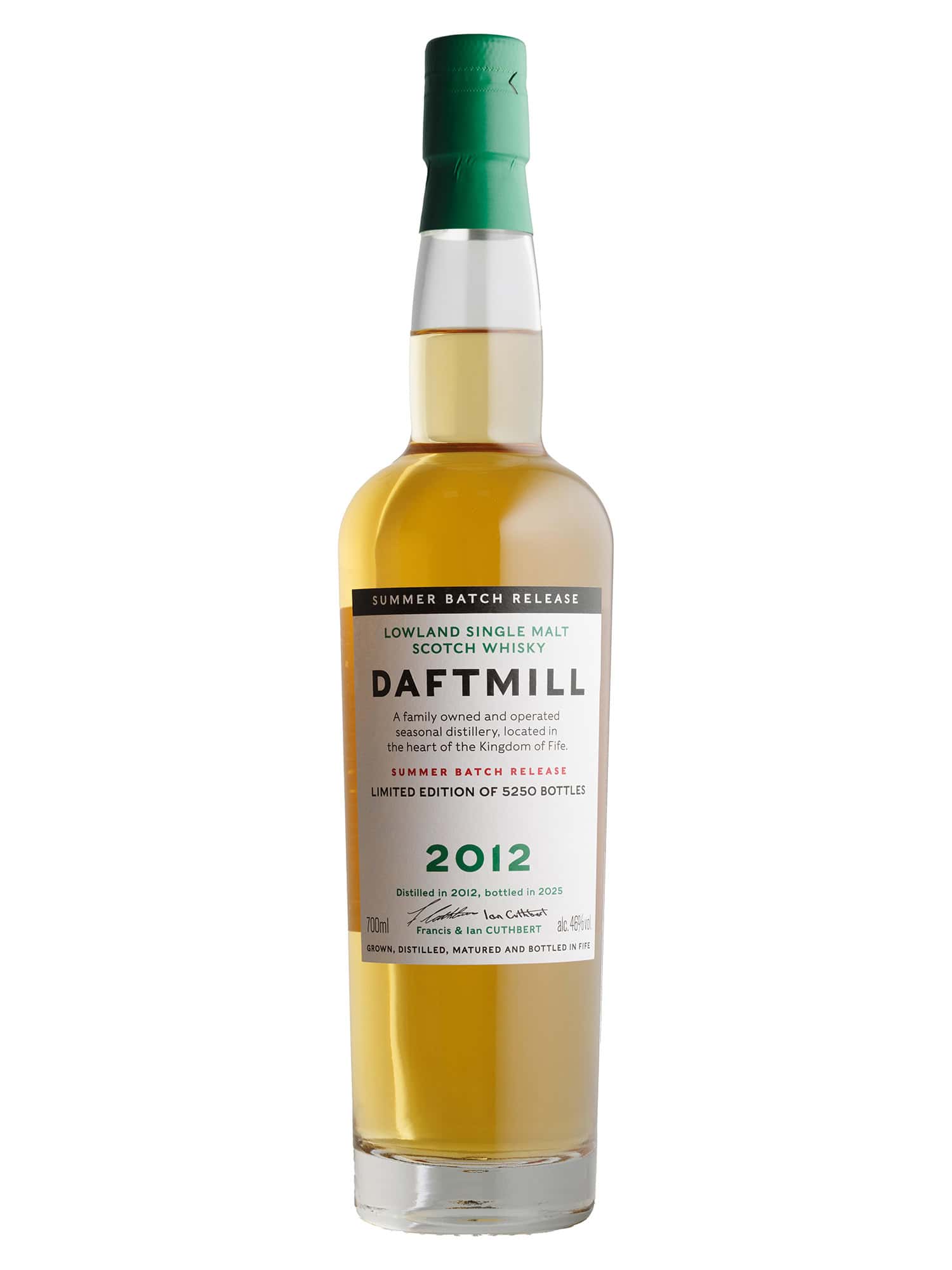 Daftmill 2012 Summer Release Lowland Single Malt Scotch Whisky 70cl