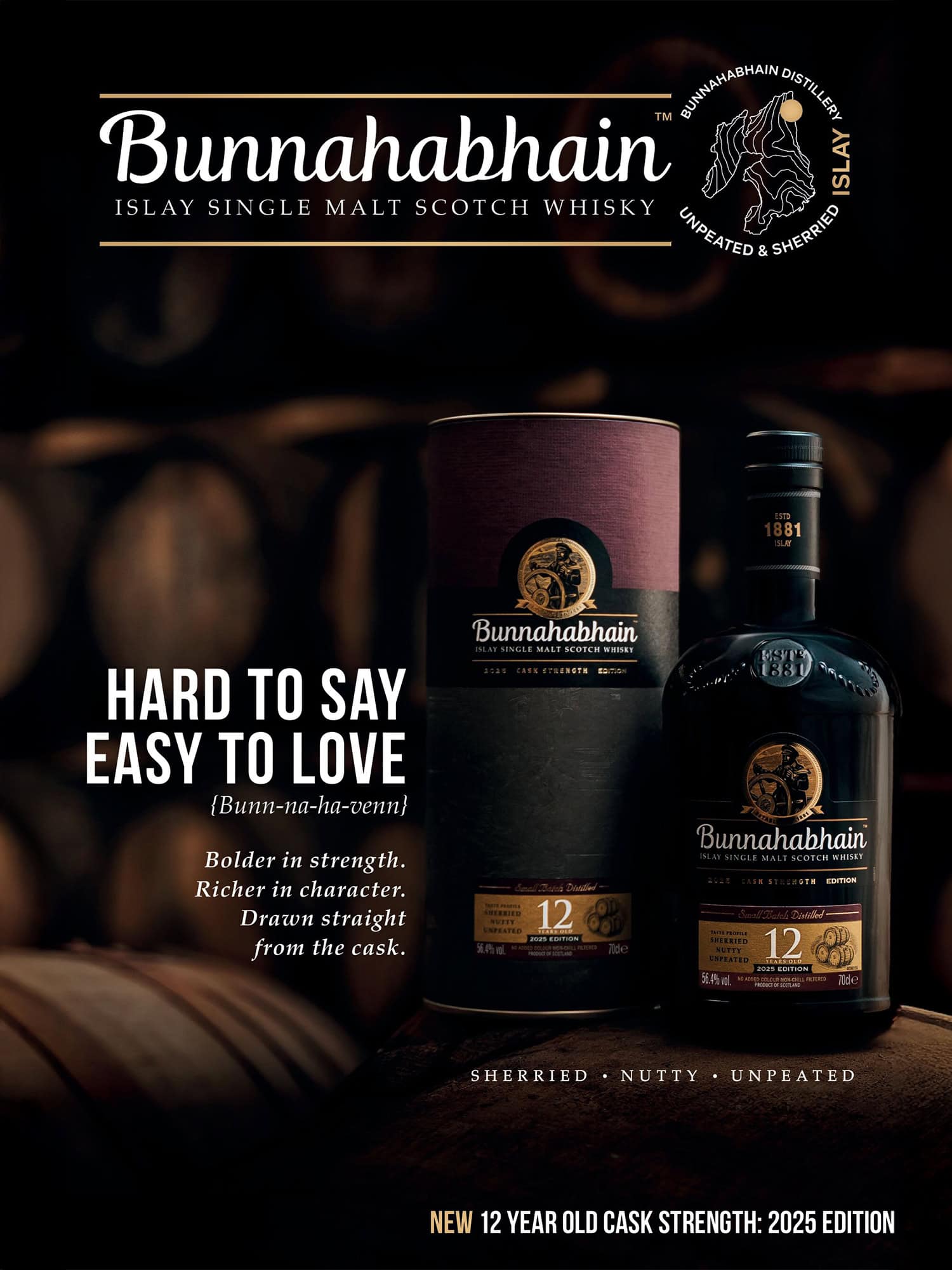 Bunnahabhain 12 Year Old Cask Strength 2025 Release Islay Single Malt Scotch Whisky 70cl Gallery Img 7