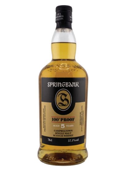 Springbank 5 Year Old 100 Proof Campbeltown Single Malt Scotch Whisky 70cl