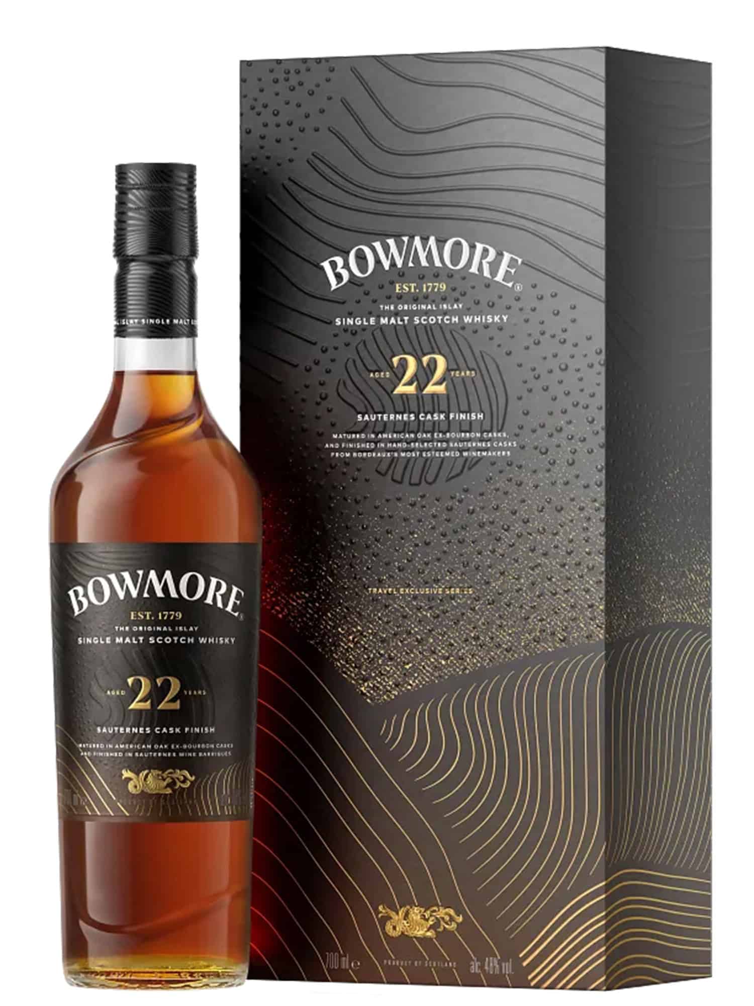 Bowmore 22 Year Old Sauternes Cask Islay Single Malt Scotch Whisky